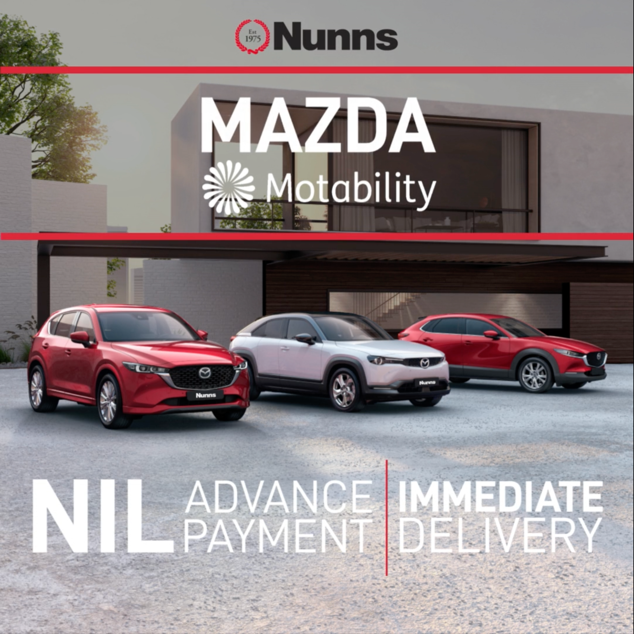 Mazda Motability Offers at Nunns Grimsby