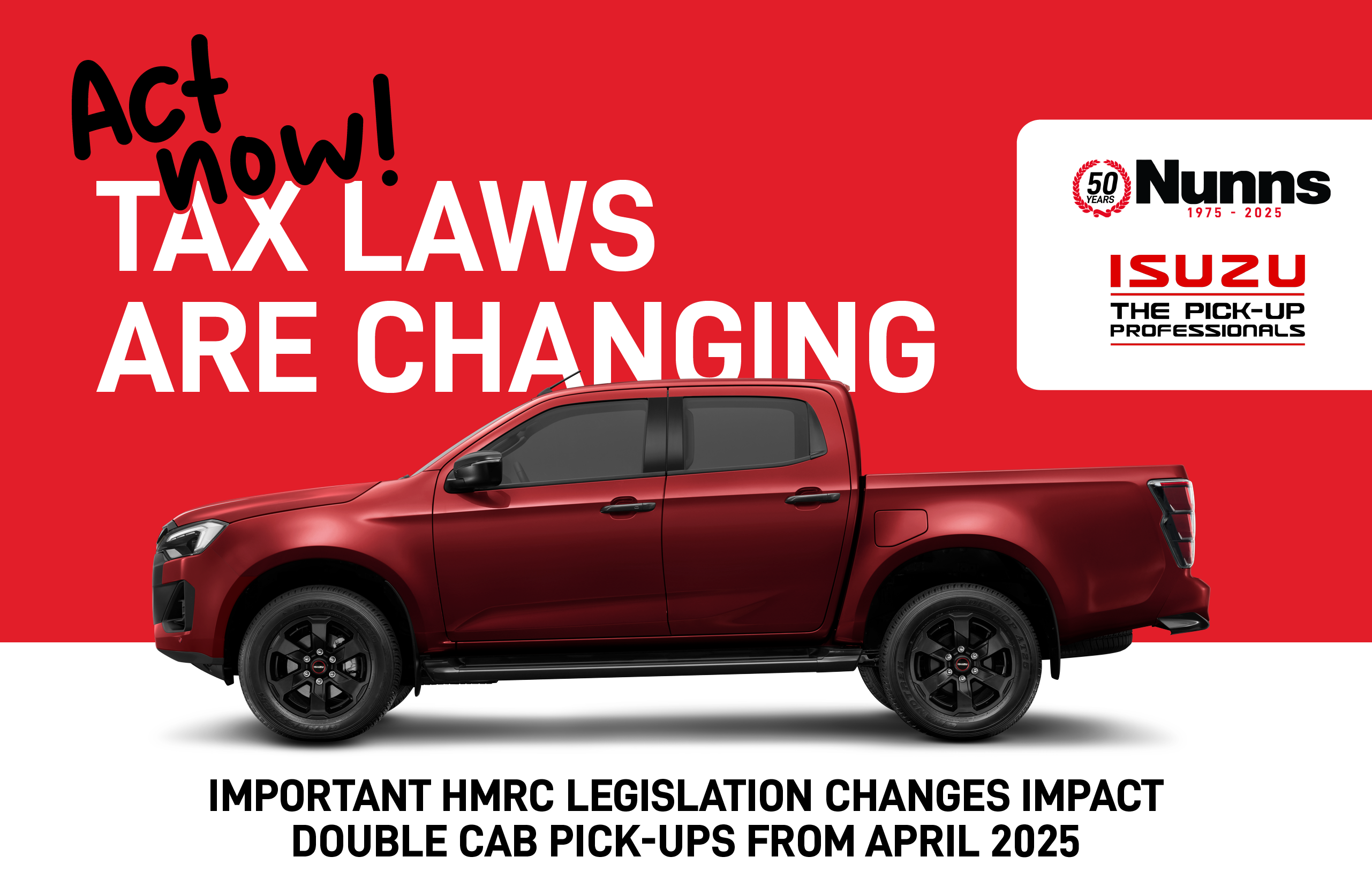 Navigating Pick-Up Tax Changes from April 2025